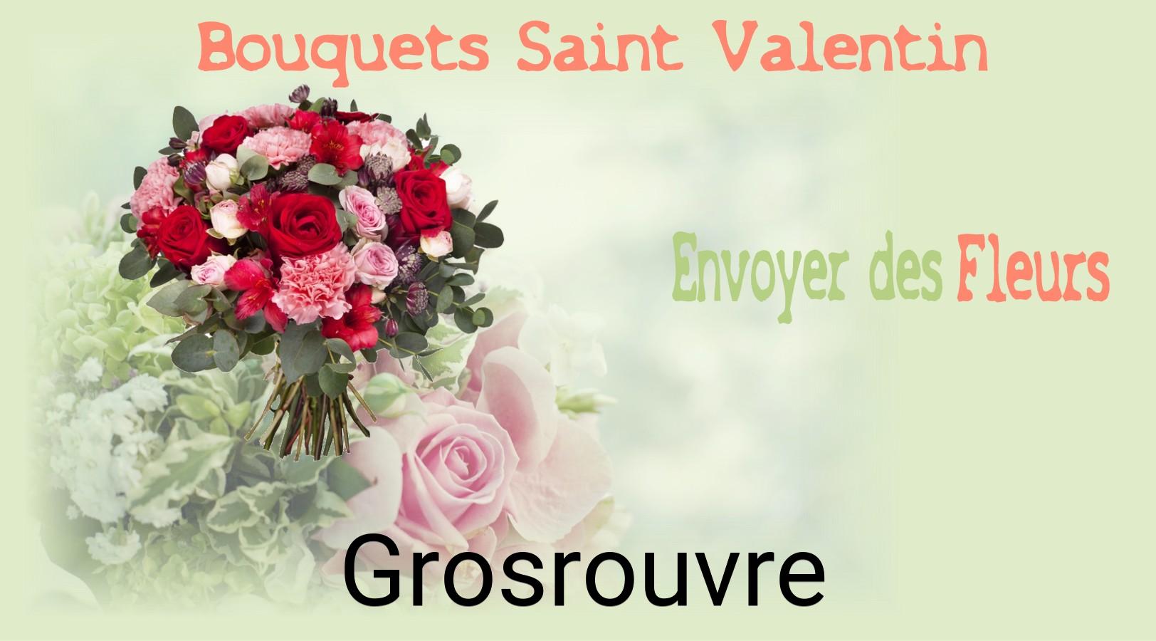 Roses de Saint-Valentin livrées à Grosrouvre